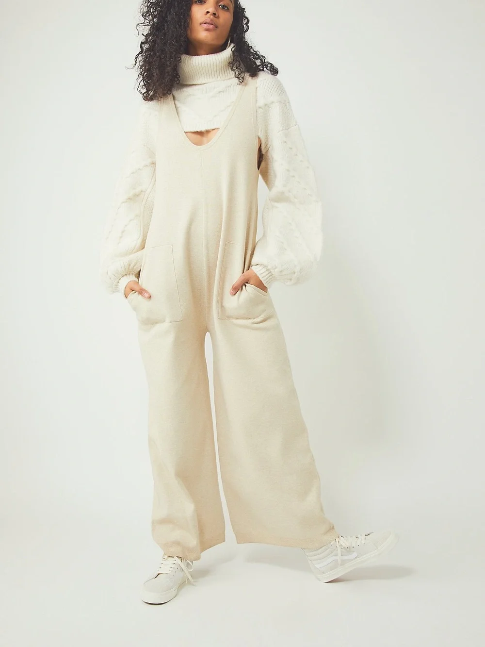 Free People Slip Over Sweater Set-  JUMPSUIT ONLY